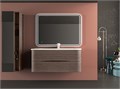 Мебель для ванной комнаты подвесная CEZARES ANGIE NEW 100 Rovere scuro Soft 55068 + 50221 7734 - фото 157526
