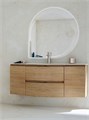Мебель для ванной CEZARES VAGUE 140 см Rovere tabacco 4696 - фото 157865