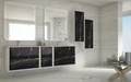 Мебель для ванной CEZARES BELLAGIO 176 см Black and Gold Stone 5174