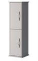 Пенал подвесной с двумя распашными дверцами, реверсивный Cezares TIFFANY 54963 Bianco opaco 54963 - фото 158668