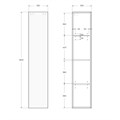 Пенал подвесной BelBagno UNO-1600-1A-SC-CO универсальный, Бежевый матовый UNO-1600-1A-SC-CO - фото 158715 Пенал подвесной BelBagno UNO-1600-1A-SC-CO универсальный, Бежевый матовый UNO-1600-1A-SC-CO - фото 158715