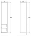 Шкаф подвесной левосторонний с открытой полкой BelBagno KRAFT-1600-1A-SC-RT-L KRAFT-1600-1A-SC-RT-L - фото 158781 Шкаф подвесной левосторонний с открытой полкой BelBagno KRAFT-1600-1A-SC-RT-L KRAFT-1600-1A-SC-RT-L - фото 158781
