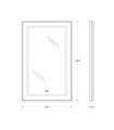 Зеркало BelBagno SPC-KRAFT-500-800-LED-TCH-WARM SPC-KRAFT-500-800-LED-TCH-WARM