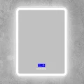 Зеркало с встроенным светильником, сенсорным выключателем, bluetooth, цифровым термометром, радио SPC-MAR-600-800-LED-TCH-RAD, 12W, 220-240V, 600x30x8 SPC-MAR-600-800-LED-TCH-RAD