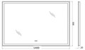 Зеркало BelBagno SPC-GRT-1400-800-LED-TCH-WARM SPC-GRT-1400-800-LED-TCH-WARM - фото 159536 Зеркало BelBagno SPC-GRT-1400-800-LED-TCH-WARM SPC-GRT-1400-800-LED-TCH-WARM - фото 159536