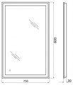 Зеркало BelBagno SPC-GRT-750-800-LED-TCH SPC-GRT-750-800-LED-TCH