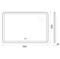 Зеркало BelBagno SPC-MAR-900-600-LED-TCH-WARM SPC-MAR-900-600-LED-TCH-WARM - фото 159627 Зеркало BelBagno SPC-MAR-900-600-LED-TCH-WARM SPC-MAR-900-600-LED-TCH-WARM - фото 159627
