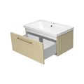 ALICANTE - 80 Тумба подвесная с 1 ящ. капучино + раковина УТ000015786