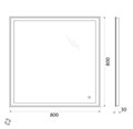 Зеркало BelBagno SPC-GRT-800-800-LED-TCH SPC-GRT-800-800-LED-TCH - фото 159856 Зеркало BelBagno SPC-GRT-800-800-LED-TCH SPC-GRT-800-800-LED-TCH - фото 159856