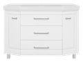 Терра -110 Тумба белая с 3 ящ. + раковина УТ000010431