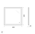 Зеркало BelBagno SPC-GRT-600-600-LED-TCH SPC-GRT-600-600-LED-TCH - фото 160415 Зеркало BelBagno SPC-GRT-600-600-LED-TCH SPC-GRT-600-600-LED-TCH - фото 160415