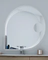 Зеркало с увеличительным зеркалом и со встроенной LED подсветкой 45012, 90х90 45012