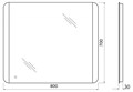 Зеркало BelBagno SPC-CEZ-800-700-LED-TCH SPC-CEZ-800-700-LED-TCH