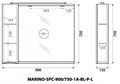 Зеркальный шкаф левосторонний BelBagno MARINO-SPC-900/750-1A-BL-P-L MARINO-SPC-900/750-1A-BL-P-L - фото 160758 Зеркальный шкаф левосторонний BelBagno MARINO-SPC-900/750-1A-BL-P-L MARINO-SPC-900/750-1A-BL-P-L - фото 160758