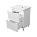 Атлантик - 60 Тумба напольная  с 2 ящ. + раковина УТ000012599