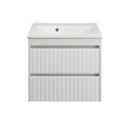 BALATON - 65 Тумба подвесная с 2 ящ., белый + раковина УТ000014504