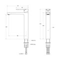 Смеситель CEZARES STYLUS-LC-01-W0 для накладной раковины, без донного клапана STYLUS-LC-01-W0 - фото 161646 Смеситель CEZARES STYLUS-LC-01-W0 для накладной раковины, без донного клапана STYLUS-LC-01-W0 - фото 161646