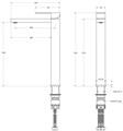 Смеситель CEZARES SLIDER-LC-NOP-W0 для накладной раковины без донного клапана SLIDER-LC-NOP-W0 - фото 161716 Смеситель CEZARES SLIDER-LC-NOP-W0 для накладной раковины без донного клапана SLIDER-LC-NOP-W0 - фото 161716