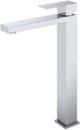 SLIDER-LC-01-W0 Смеситель для накладной раковины однорычажный, без донного клапана, хром SLIDER-LC-01-W0