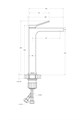 Смеситель BelBagno для накладной раковины, без донного клапана ALBANO-LMC-CRM-W0 ALBANO-LMC-CRM-W0 - фото 161899 Смеситель BelBagno для накладной раковины, без донного клапана ALBANO-LMC-CRM-W0 ALBANO-LMC-CRM-W0 - фото 161899