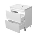 Атлантик - 70 Тумба напольная  с 2 ящ. + раковина УТ000012600