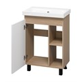 Крафт - 60 Тумба напольная 1 дв. + раковина УТ000013343