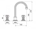 Cмеситель для раковины CEZARES OLIMP-BLS2-A-01-O OLIMP-BLS2-A-01-O - фото 162729 Cмеситель для раковины CEZARES OLIMP-BLS2-A-01-O OLIMP-BLS2-A-01-O - фото 162729
