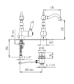 Cмеситель для раковины CEZARES VENEZIA-LSM2-03/24-Bi VENEZIA-LSM2-03/24-Bi - фото 162851 Cмеситель для раковины CEZARES VENEZIA-LSM2-03/24-Bi VENEZIA-LSM2-03/24-Bi - фото 162851