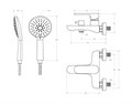 Смеситель для ванны и душа CEZARES STYLUS-VD-NOP STYLUS-VD-NOP - фото 163076 Смеситель для ванны и душа CEZARES STYLUS-VD-NOP STYLUS-VD-NOP - фото 163076