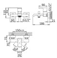 Смеситель для ванны и душа CEZARES PORTA-VM-01 PORTA-VM-01 - фото 163453 Смеситель для ванны и душа CEZARES PORTA-VM-01 PORTA-VM-01 - фото 163453