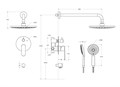 Встраиваемый душевой набор Cezares STYLUS-DSET-01 STYLUS-DSET-01 - фото 164394 Встраиваемый душевой набор Cezares STYLUS-DSET-01 STYLUS-DSET-01 - фото 164394