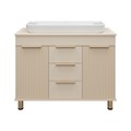 ENFIDA -100 Тумба напольная 3 ящ. бежевая эмаль + раковина УТ000014839