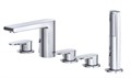 Смеситель на борт ванны BelBagno TERRA TER-VI5-CRM TER-VI5-CRM - фото 164954