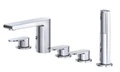 Смеситель на борт ванны BelBagno TERRA TER-VI5-CRM TER-VI5-CRM