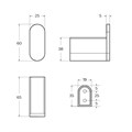 Крючок Cezares STYLUS-HK-01 STYLUS-HK-01 - фото 165186 Крючок Cezares STYLUS-HK-01 STYLUS-HK-01 - фото 165186
