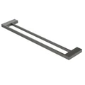 SLIDER-THD-60-GM Полотенцедержатель двойной 60 см, исполнение оружейная сталь SLIDER-THD-60-GM