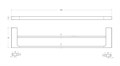 Полотенцедержатель двойной Cezares SLIDER-THD-60-GM SLIDER-THD-60-GM - фото 165312 Полотенцедержатель двойной Cezares SLIDER-THD-60-GM SLIDER-THD-60-GM - фото 165312