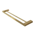STYLUS-THD-60-BORO Полотенцедержатель двойной 60 см, исполнение брашированное золото STYLUS-THD-60-BORO
