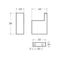Крючок Cezares SLIDER-HK-GM SLIDER-HK-GM - фото 165580 Крючок Cezares SLIDER-HK-GM SLIDER-HK-GM - фото 165580