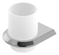LINER-TUMS-01 Стакан подвесной, стекло, исполнение хром LINER-TUMS-01