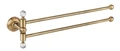 APHRODITE-TD09-01-M Полотенцедержатель двойной, поворотный, хром APHRODITE-TD09-01-M