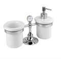 Стакан и диспенсер настольные, Бронза Cezares OLIMP-TDT-02-Sw OLIMP-TDT-02-Sw - фото 166401