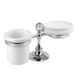 OLIMP-STT-02-Sw Стакан и мыльница настольные, бронза OLIMP-STT-02-Sw