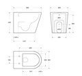Унитаз приставной безободковый с сиденьем и смывом TORNADO BelBagno FLAY-TOR BB1003CB-TOR/SC BB1003CB-TOR/SC - фото 167070 Унитаз приставной безободковый с сиденьем и смывом TORNADO BelBagno FLAY-TOR BB1003CB-TOR/SC BB1003CB-TOR/SC - фото 167070
