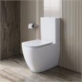Унитаз-компакт безободковый с сиденьем и смывом TORNADO BelBagno LUCE-TOR BB2197CP-TOR/SC + BB2197T 11640 - фото 167133