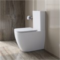 Унитаз-компакт безободковый с сиденьем и смывом TORNADO BelBagno LUCE-TOR BB2197CP-TOR/SC + BB2197T 11640