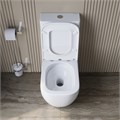 Унитаз-компакт безободковый с сиденьем и смывом TORNADO BelBagno LUCE-TOR BB2197CP-TOR/SC + BB2197T 11640