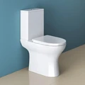 Унитаз-компакт безободковый с сиденьем BelBagno LOUNGE (BB045CPR/SC + BB045/051T) 7911