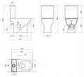 Унитаз-компакт безободковый с сиденьем BelBagno LOUNGE (BB045CPR/SC + BB045/051T) 7911 - фото 167222 Унитаз-компакт безободковый с сиденьем BelBagno LOUNGE (BB045CPR/SC + BB045/051T) 7911 - фото 167222