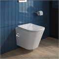 Унитаз подвесной безободковый с функцией биде BelBagno DUE BB3103CHR-BS/SC BB3103CHR-BS/SC - фото 167267